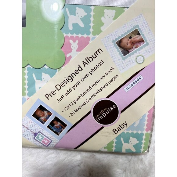 Colorbok Creative Impulse Baby Pre-Designed 12x12 Album With 20 Embellished Page - Picture 2 of 14